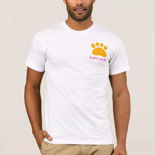 La camiseta del caminante del perro