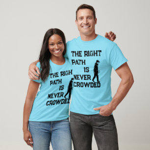 La camiseta del camino correcto