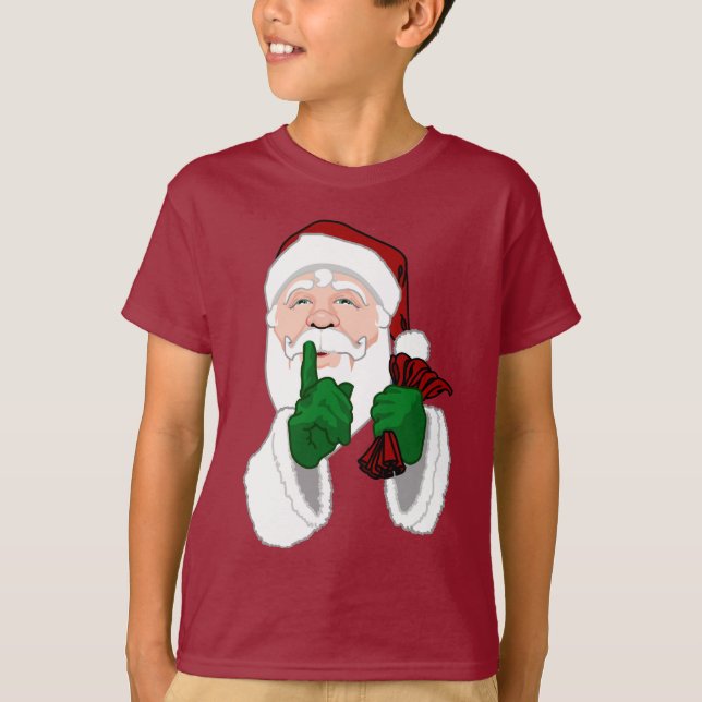 La camiseta del campanero de Papá Noel embroma la (Anverso)