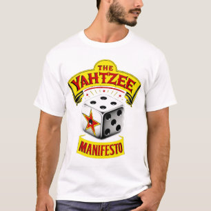 La camiseta del cartel del Manifiesto Yahtzee