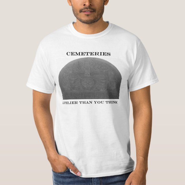 La camiseta del cementerio - que usted piensa más (Anverso)