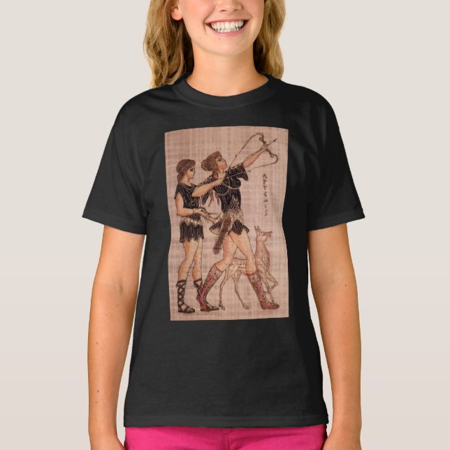 La camiseta del chica básico de Artemis de la (Anverso)