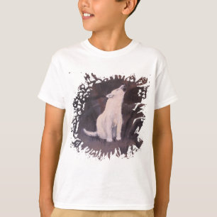 La camiseta "del chica de grito de White Wolf"