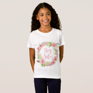 La camiseta del chica de la acuarela de la hermana