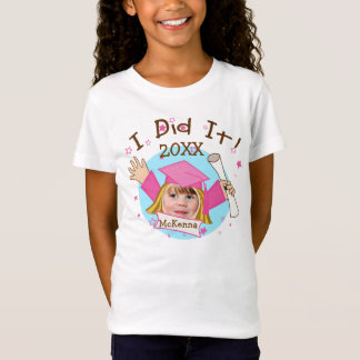 La camiseta del chica divertido de encargo del