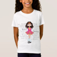 La camiseta del chica trigueno del carrete