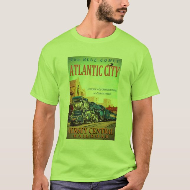 La camiseta del cometa de los hombres azules del (Anverso)