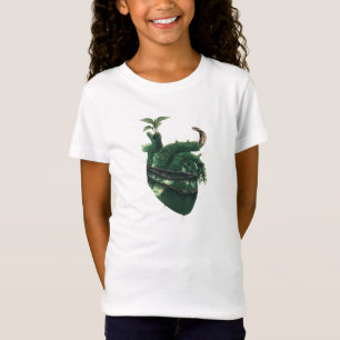 La camiseta del corazón verde