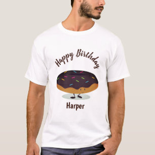 La camiseta del cumpleaños de los hombres helados