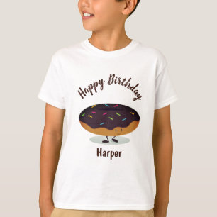 La camiseta del cumpleaños del niño helado