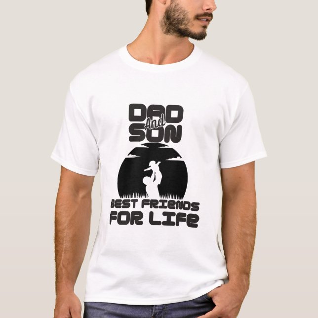 La camiseta del día del padre desde el hijo (Anverso)