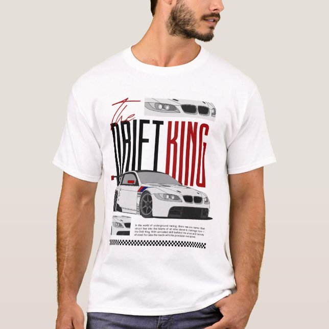 La camiseta del Drift King para hombres (Anverso)