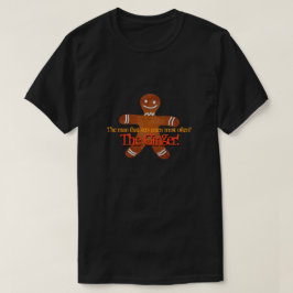La camiseta del hombre del pan jengibre