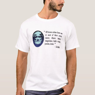 La camiseta del hombre filosófico de las citas de