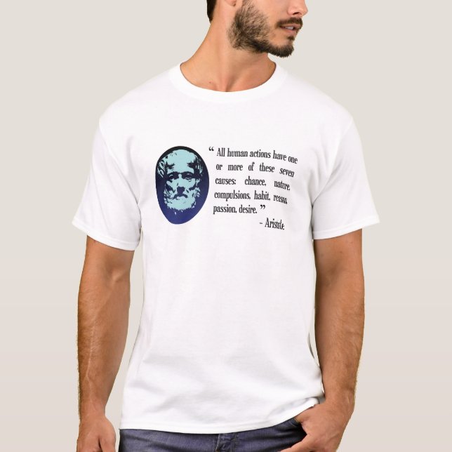 La camiseta del hombre filosófico de las citas de (Anverso)