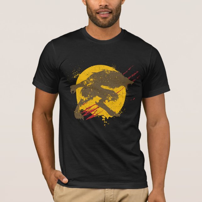 La camiseta del hombre lobo (Anverso)