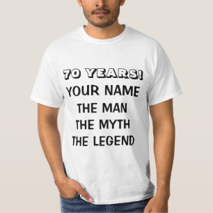 La camiseta del hombre mito leyenda para hombres c
