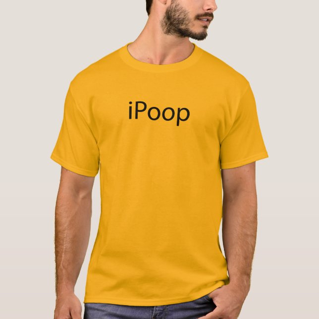La camiseta del iPoop de Doodyman (Anverso)