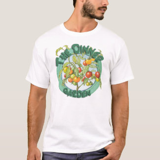 La camiseta del jardín de la cena
