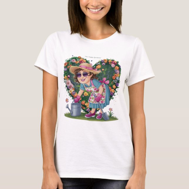La Camiseta del Jardinero Feliz (Anverso)