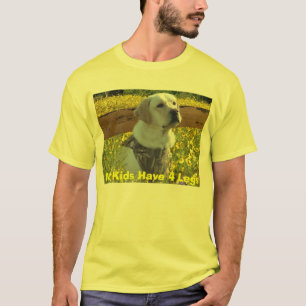La camiseta del labrador retriever mis niños tien