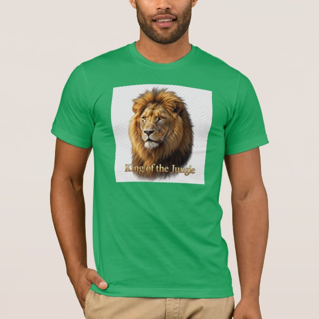 "La Camiseta del León, el Rey de la Jungla" (Anverso)