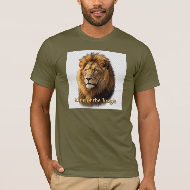 "La Camiseta del León, el Rey de la Jungla" (Anverso)