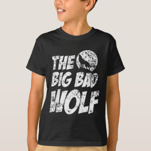 La Camiseta del Lobo Malo Divertida y Bonita de Ha