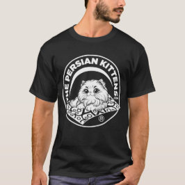 La camiseta del logotipo de gatitos persas / Blanc