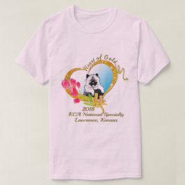 La camiseta del logotipo de las mujeres nacionales