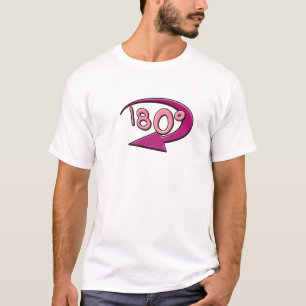 La camiseta del logotipo del hombre 180Degree