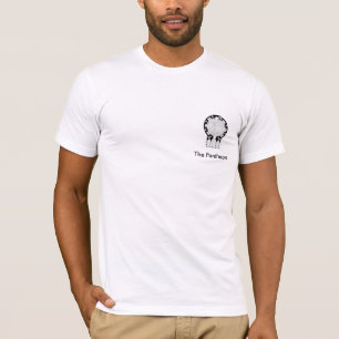 La camiseta del logotipo del lado del panteón