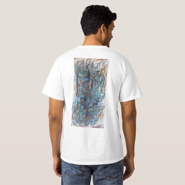 La camiseta del mago (impresa encendido detrás) (Reverso completo)