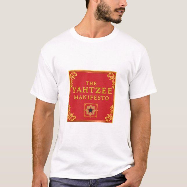 La camiseta del Manifiesto Yahtzee (Anverso)