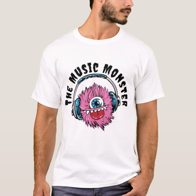 La camiseta del Monstruo de la Música (Anverso)
