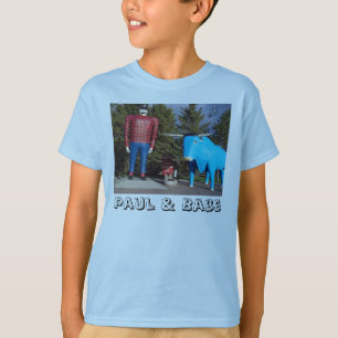 La camiseta del muchacho de "Paul y del bebé"