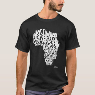 LA CAMISETA DEL MUNDIAL DE LOS HOMBRES DEL BASIC