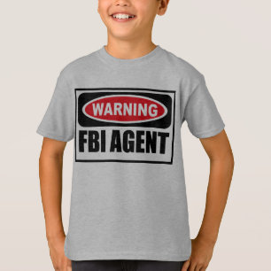 La camiseta del niño amonestador del AGENTE DEL