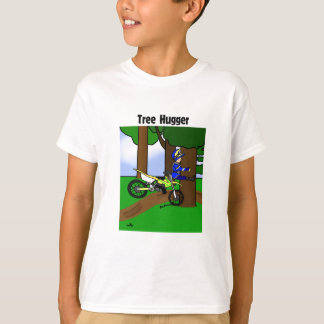 La camiseta del niño de Hugger del árbol de la