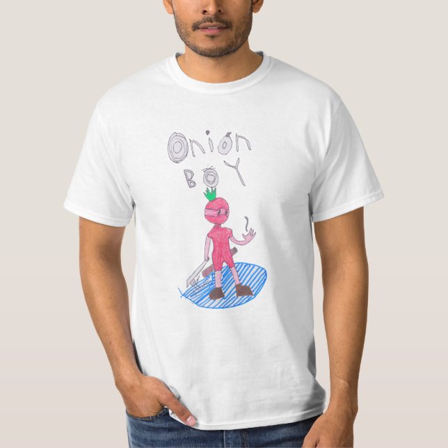 La camiseta del niño de la cebolla de Ethan (Anverso)