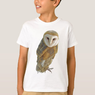 La camiseta del niño de la lechuza común