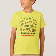 La camiseta del niño de Letterland el | a todo