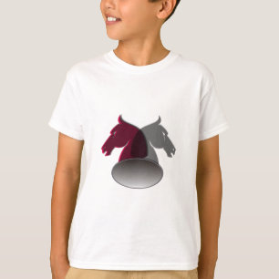 La camiseta del niño de los caballeros