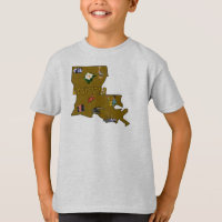 La camiseta del niño de Luisiana