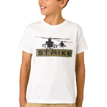La camiseta del niño del ataque aéreo