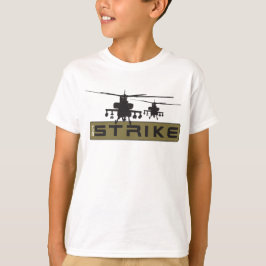 La camiseta del niño del ataque aéreo