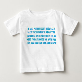 la camiseta del niño del bebé del discurso de la