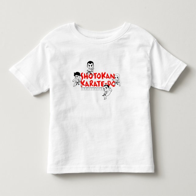 LA CAMISETA DEL NIÑO DEL EQUIPO SHOTOKAN (Anverso)