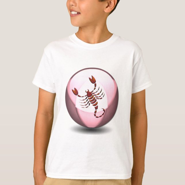 La camiseta del niño del escorpión del escorpión (Anverso)