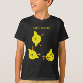 La camiseta del niño del imán del polluelo